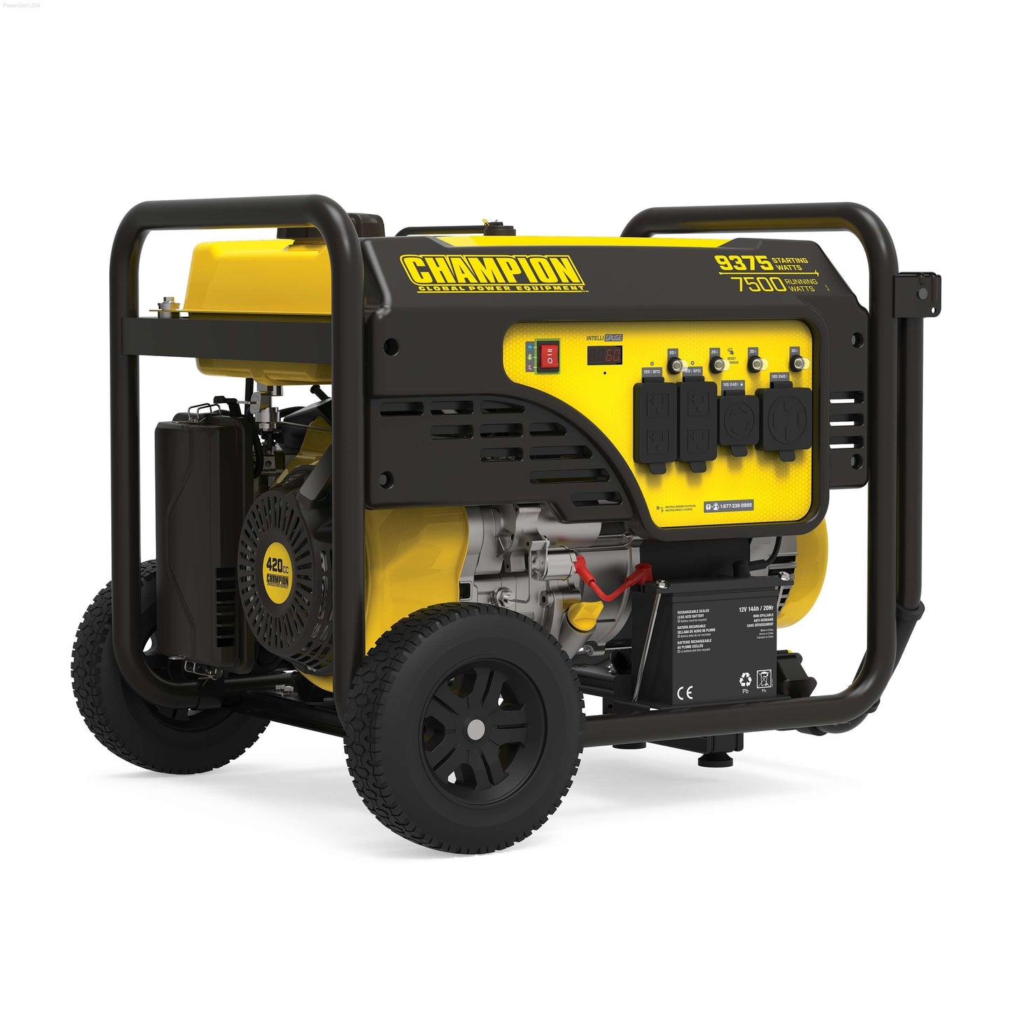 Gas Generators - Champion 7500-Watt Portable Generator With Electric Start