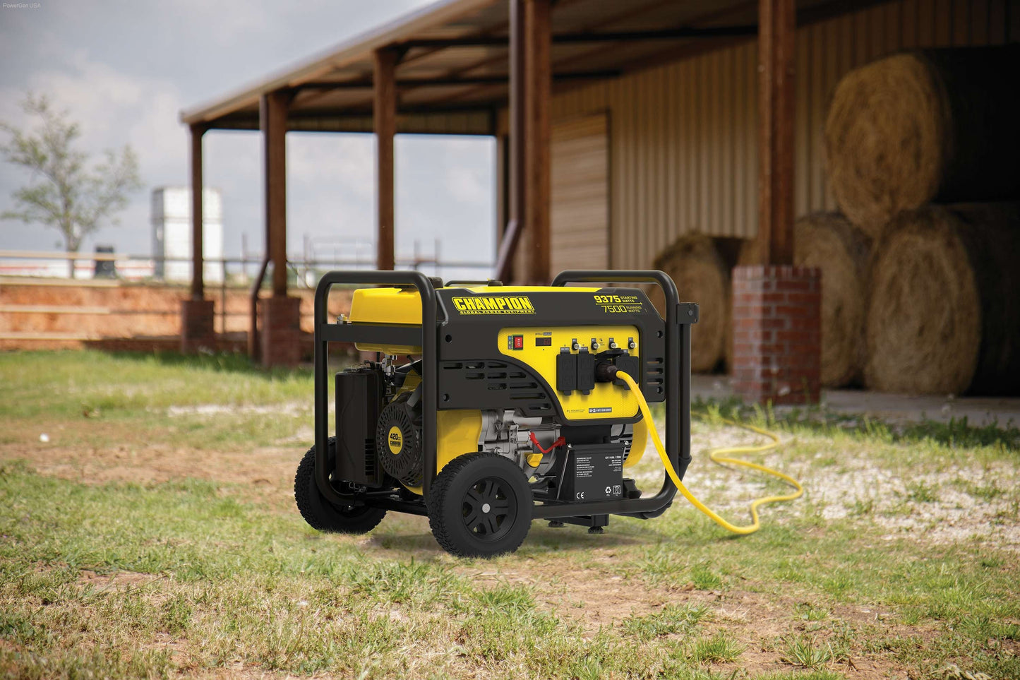 Gas Generators - Champion 7500-Watt Portable Generator With Electric Start