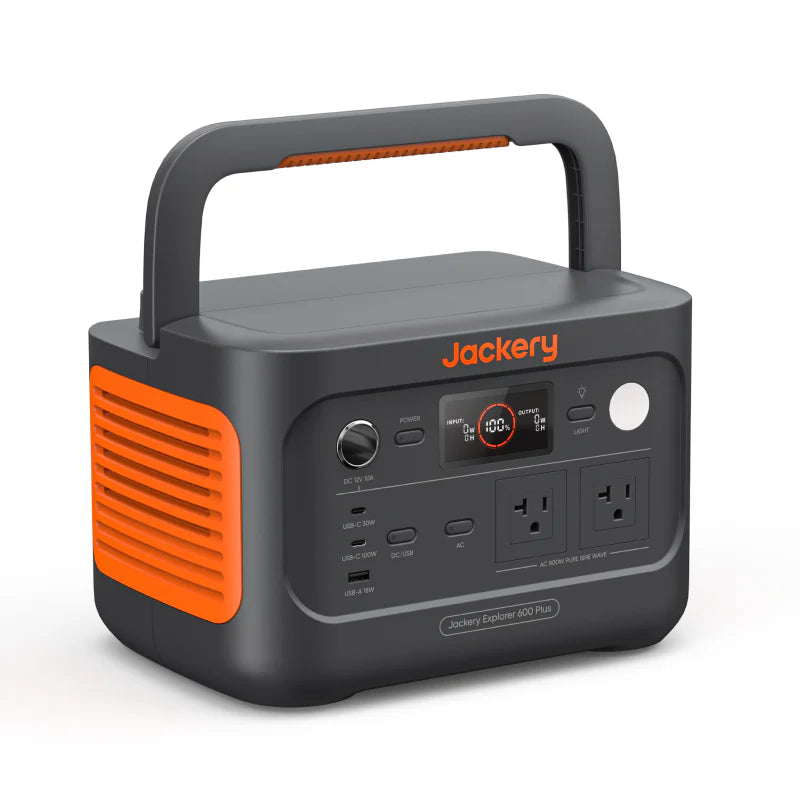 Jackery Solar Generator Explorer 600 Plus + Solarsaga 100W X 1- PowerGen USA