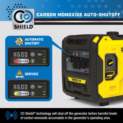Champion 201238 6500W Inverter with CO Shield - PowerGen USA