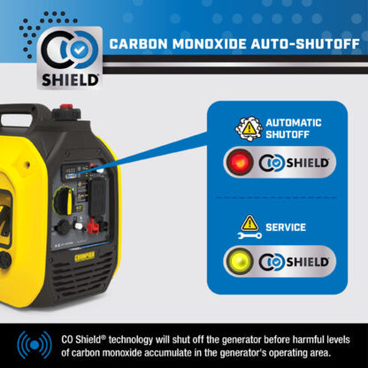 Champion 201323 2500W Dual Fuel Inverter with CO Shield® - PowerGen USA