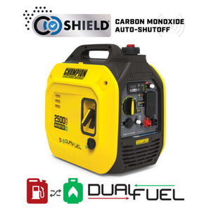 Champion 201323 2500W Dual Fuel Inverter with CO Shield® - PowerGen USA