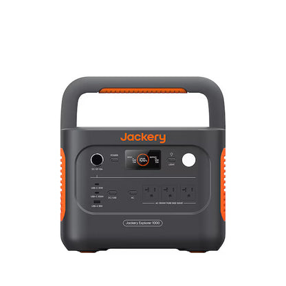 Jackery Explorer 1000 v2 (New Version) 1500-Watts Portable Power Station (1 Solar Panel Included) - PowerGen USA