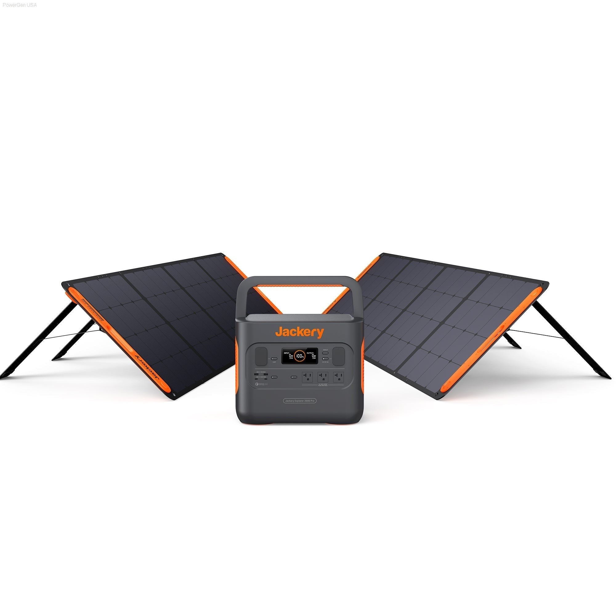 Jackery Solar Generator 2000 Pro_2SS200 - 1*Explorer 2000 Pro + 2 *  SolarSaga 200W