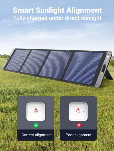 Solar & Battery Powered - Ugreen Foldable Solar Panel For Portable Power Station (200 W)