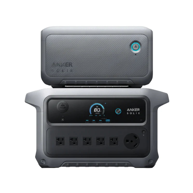 Anker SOLIX C2000 Gen2 Portable Power Station + Anker SOLIX BP2000 Expansion Battery Gen 2