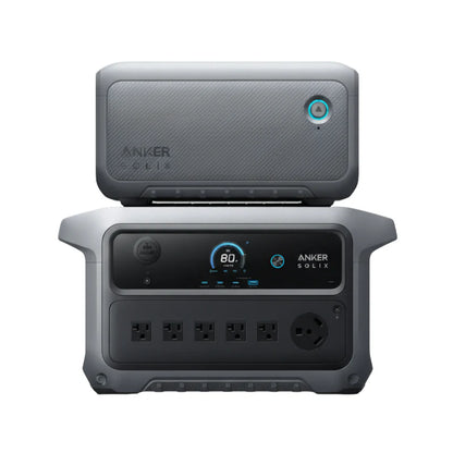 Anker SOLIX C2000 Gen2 Portable Power Station + Anker SOLIX BP2000 Expansion Battery Gen 2