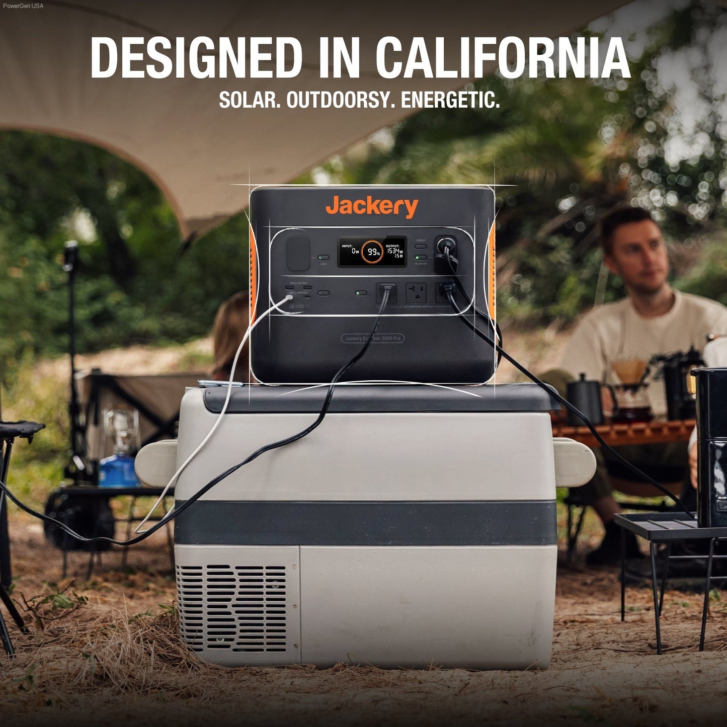 Solar & Battery Powered - Jackery Solar Generator 2000 Pro_4SS200 - 1*Explorer 2000 Pro + 4 * SolarSaga 200W