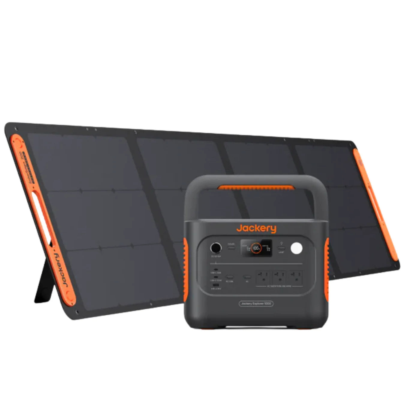 Jackery Solar Generator 1*E1000V2 + 1*SolarSaga 200 solar panel ...