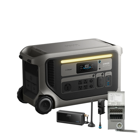 Anker SOLIX F3000 + Power Saver Kit + Transfer Switch – PowerGen USA