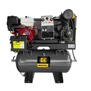 BE Power Equipment 19 CFM @ 175 PSI Gas Air Compressor/Welder/Generator with Honda GX390 Engine - PowerGen USA
