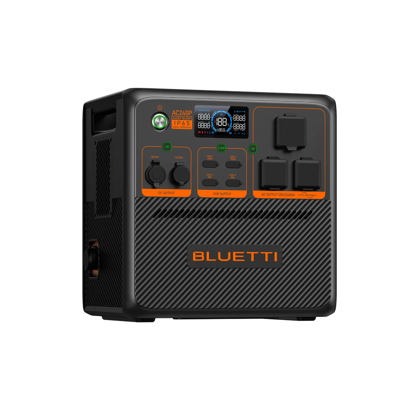 BLUETTI AC240P Portable Power Station | 2,400W 1,843Wh - PowerGen USA