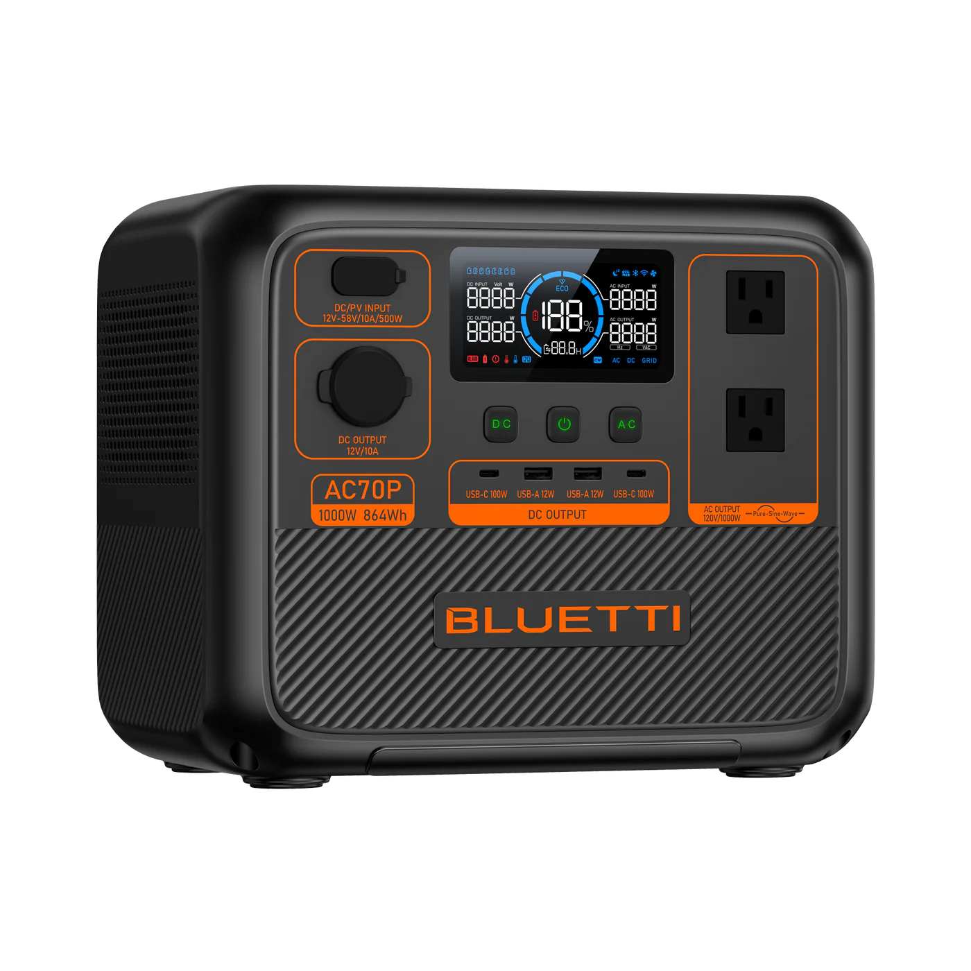 bluetti portable power station ac70p