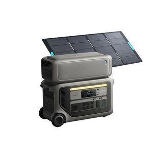 Anker B178211F SOLIX F3000 3072Wh Power Station + Expansion Battery + 400w Solar Panel