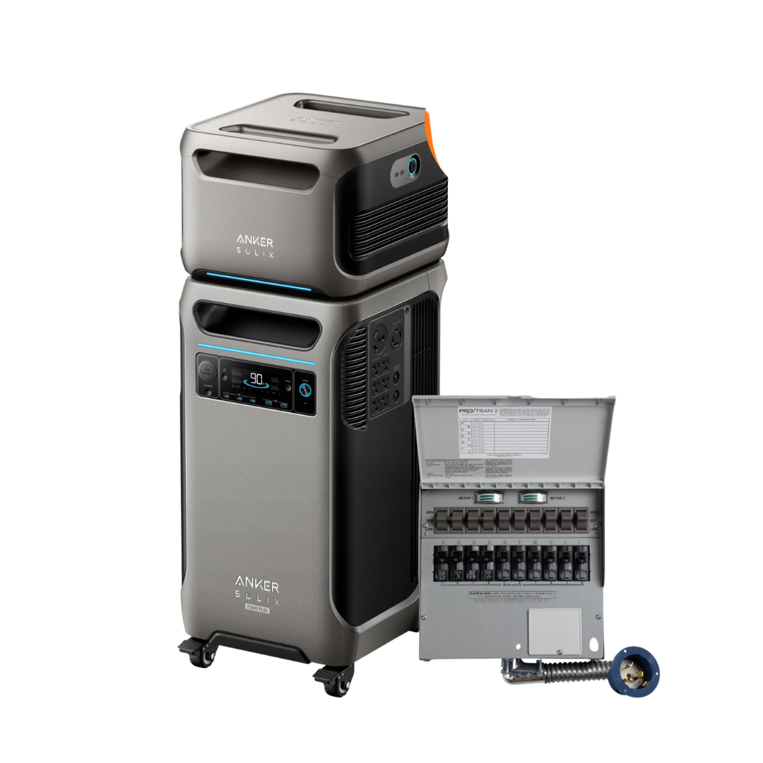 Anker SOLIX F3800 Plus + Sub Panel Kit + Expansion Battery