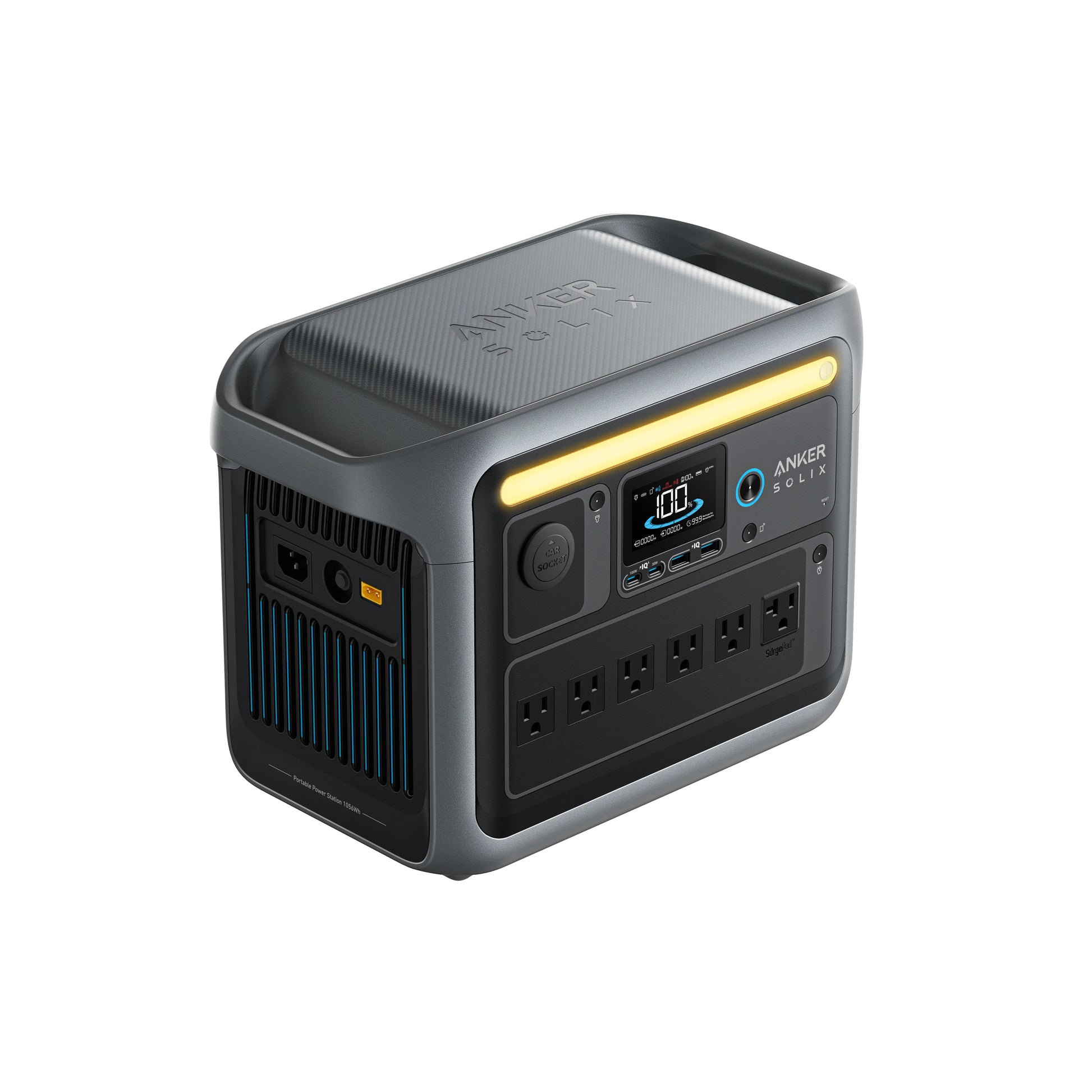 Solar & Battery Powered - Anker SOLIX C1000X Portable Power Station - 1056Wh | 1800W