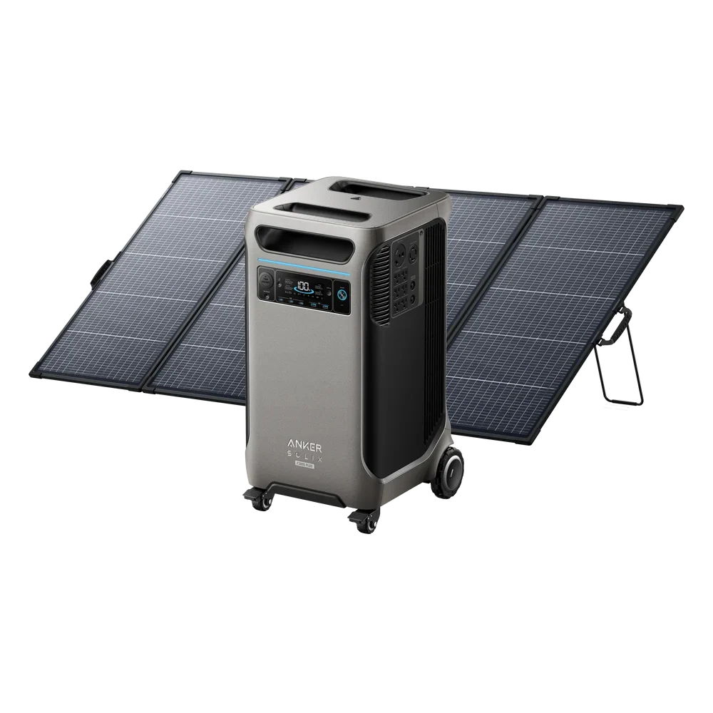 Anker SOLIX F3800 Plus Solar Generator + 400W Solar Panel - PowerGen USA