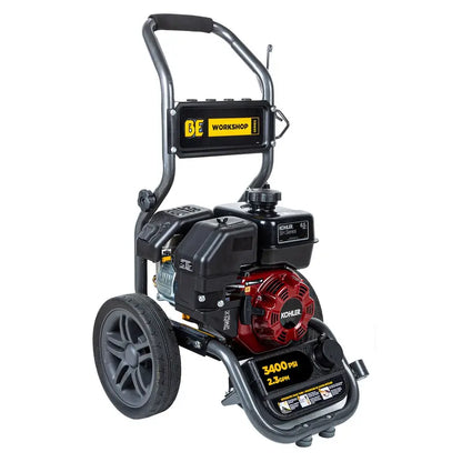 BE Power Equipment 3,400 PSI - 2.3 GPM Gas Pressure Washer with KOHLER SH270 Engine and Axial Pump - PowerGen USA