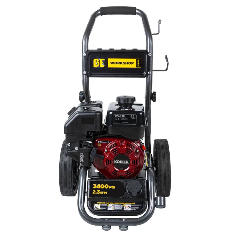 BE Power Equipment 3,400 PSI - 2.3 GPM Gas Pressure Washer with KOHLER SH270 Engine and Axial Pump - PowerGen USA