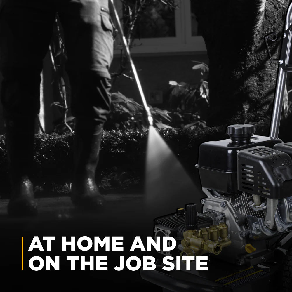 BE Power Equipment 3,200 PSI 2.5 GPM Cold Water Gas Pressure Washer - B327PX