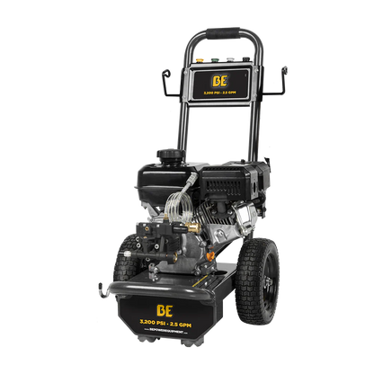 BE Power Equipment 3,200 PSI 2.5 GPM Cold Water Gas Pressure Washer - B327PX