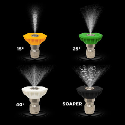 BE Power Equipment 3,400 PSI 2.5 GPM Cold Water Gas Pressure Washer - B3475PX