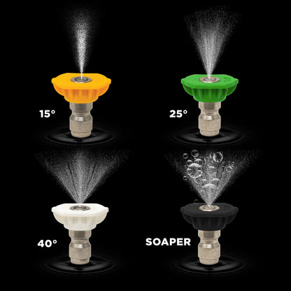 BE Power Equipment 3,800 PSI 2.5 GPM Cold Water Gas Pressure Washer - B3875PA