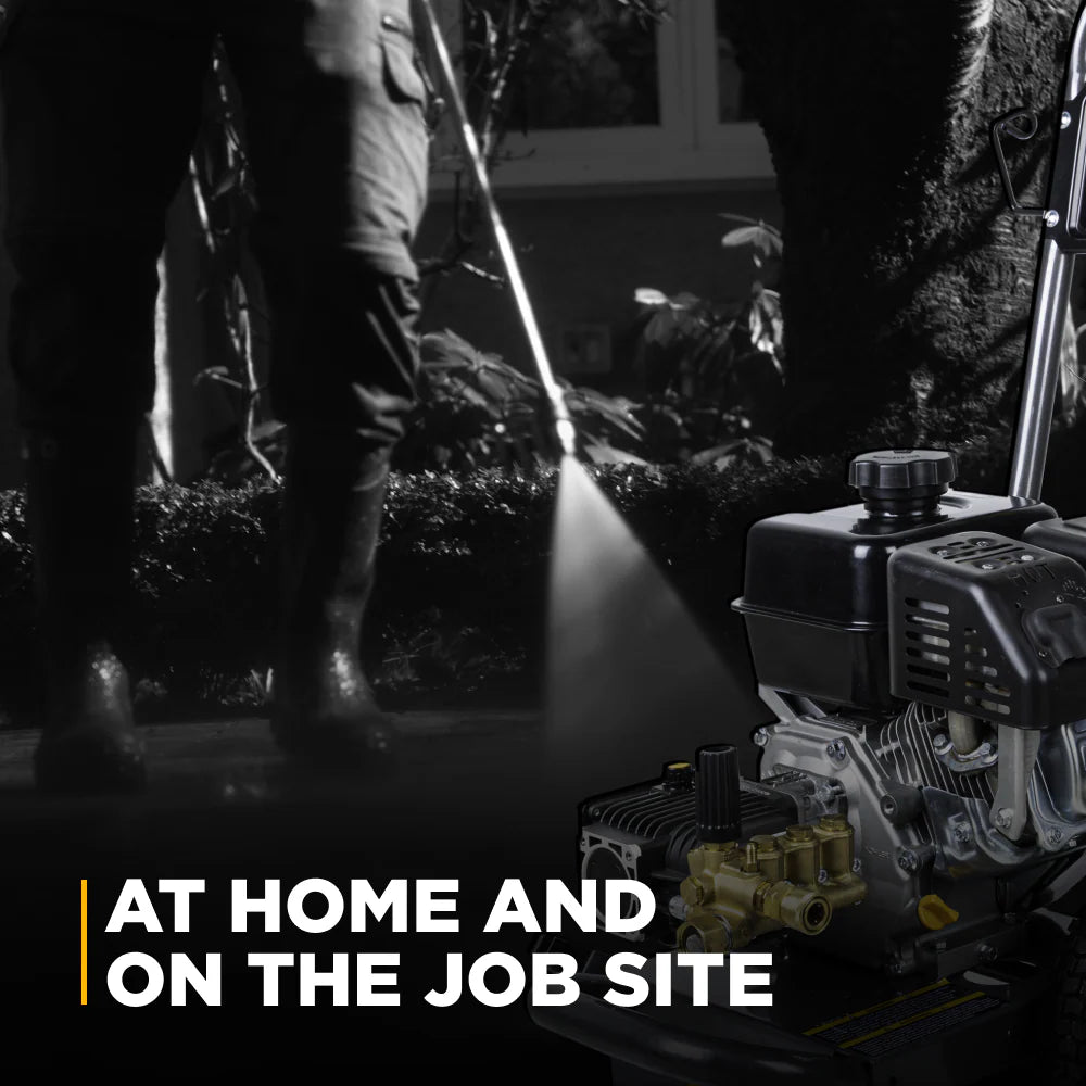 BE Power Equipment 3,800 PSI 2.5 GPM Cold Water Gas Pressure Washer - B3875PA