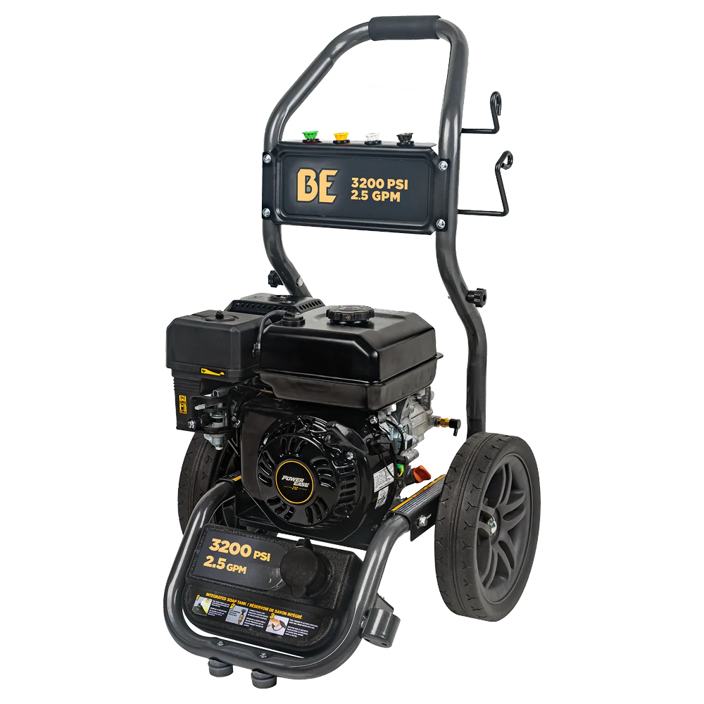 BE Power Equipment 3,200 PSI 2.5 GPM Cold Water Gas Pressure Washer - BE327PX