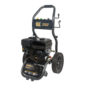 BE POWER 3,400 PSI 2.5 GPM Cold Water Gas Pressure Washer - BE3475PX