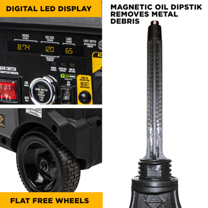 BE Power Equipment 10,500 Watt Digital Inverter Generator - BE10500IT