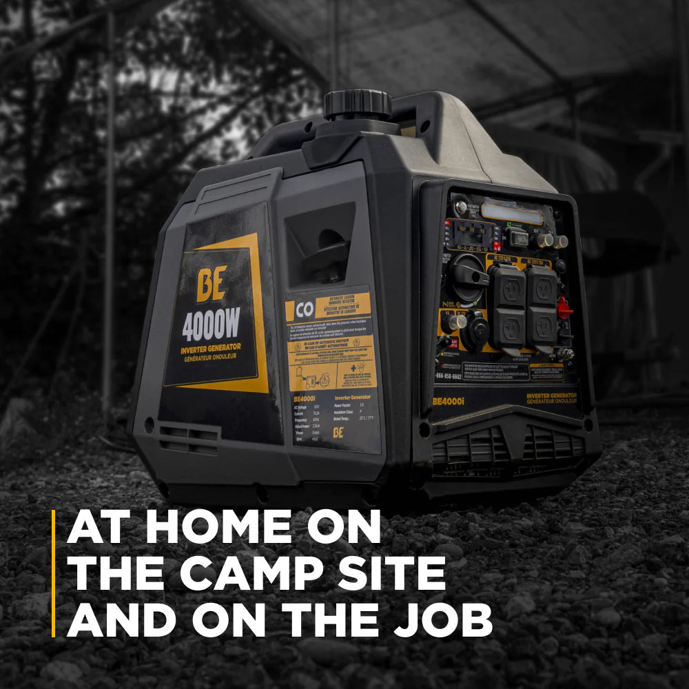 BE Power Equipment 4,000 Watt Digital Inverter Generator - BE4000I