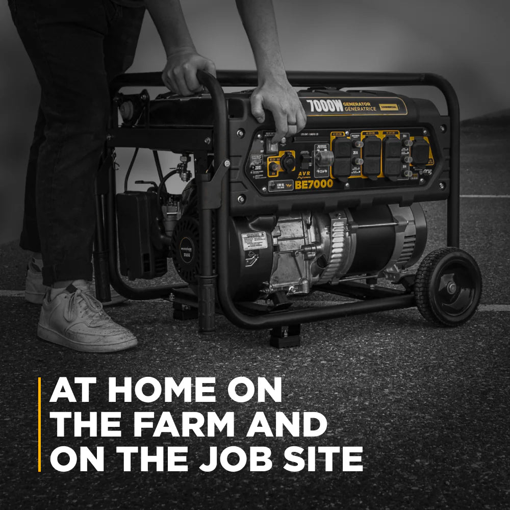 BE Power Equipment 7,000 Watt Generator - BE7000