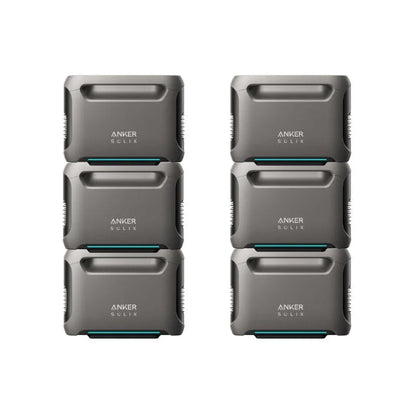 Anker SOLIX BP3800 Expansion Battery x6 - 23,040Wh