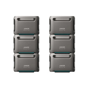 Anker SOLIX BP3800 Expansion Battery x6 - 23,040Wh