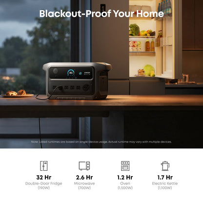 Anker SOLIX C2000 Gen2 Portable Power Station + 200w Solar Panel - PowerGen USA