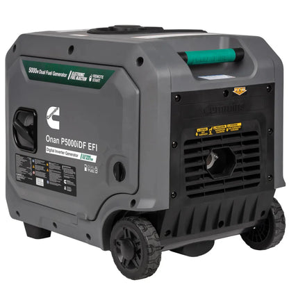 Cummins Onan P5000iDF EFI Dual Fuel 3900W/5000W Portable Inverter Generator | EPA & CARB Approved (US only)
