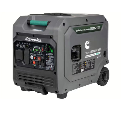 Cummins Onan P5000iDF EFI Dual Fuel 3900W/5000W Portable Inverter Generator | EPA & CARB Approved (US only)