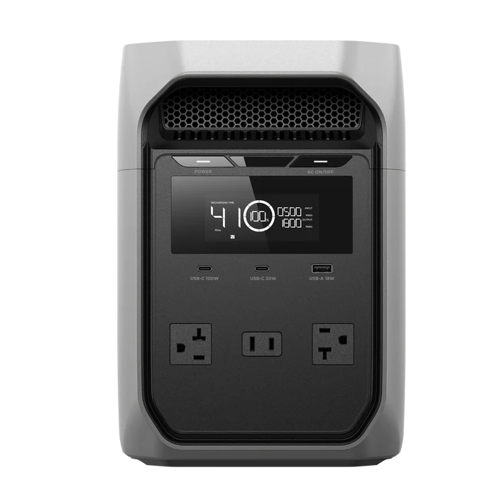 Ecoflow DELTA 3 CLASSIC Portable Power Station- Light Gray