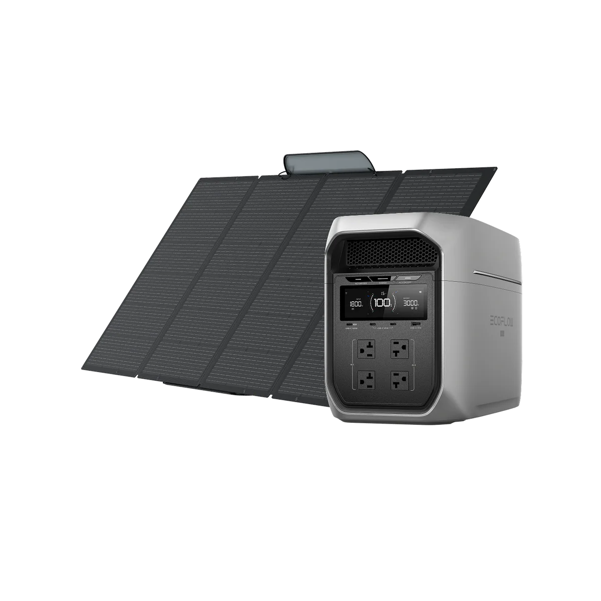 Ecoflow DELTA 3 Max Plus+400w solar panel