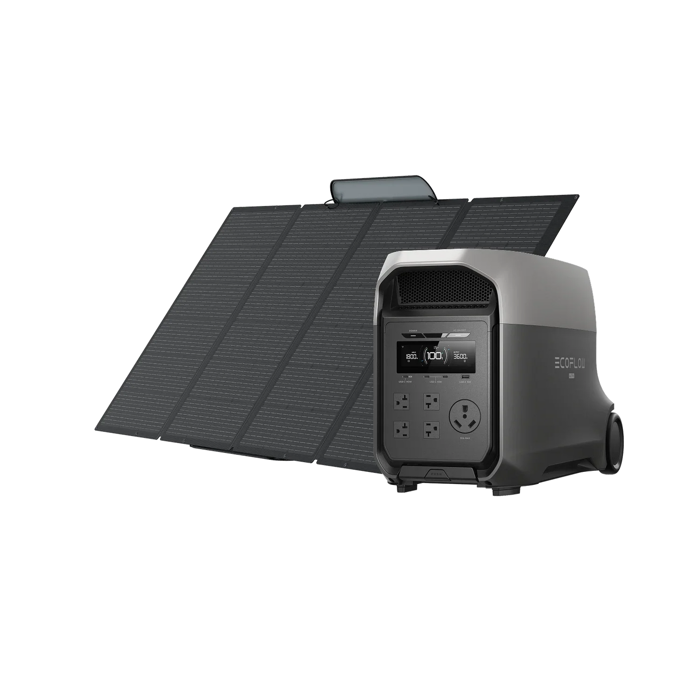 Ecoflow DELTA 3 Ultra Portable Power Station + Ecoflow 400W Solar Panel - PowerGen USA