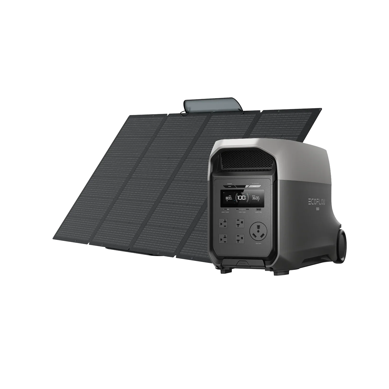Ecoflow DELTA 3 Ultra Portable Power Station + Ecoflow 400W Solar Panel - PowerGen USA