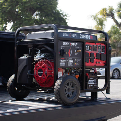 DuroMax 13,000 Watt Dual Fuel Portable Generator w/ CO Alert - PowerGen USA