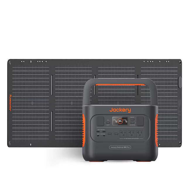 Jackery Explorer E880Pro+100W mini - 1*E880Pro+1*Solar Panel 100 mini - PowerGen USA