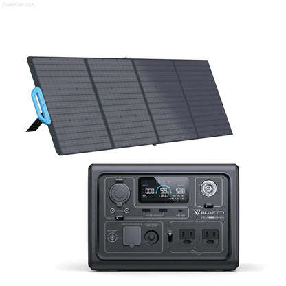 Solar & Battery Powered - BLUETTI EB3A Portable Power Station | 600W 268Wh