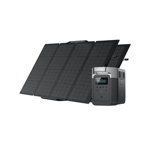 Solar & Battery Powered - EcoFlow DELTA 1300 + 2*160W Solar Panel