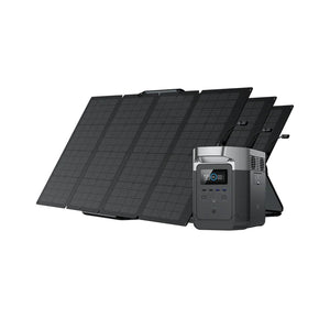 Solar & Battery Powered - EcoFlow DELTA 1300 + 3*110W Solar Panel