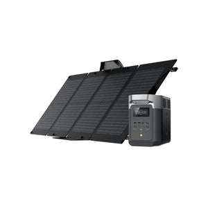 Solar & Battery Powered - EcoFlow DELTA 2 + 1* 110W Portable Solar Panel