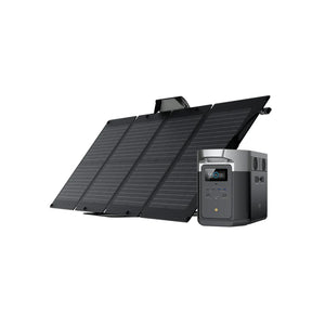 Solar & Battery Powered - EcoFlow DELTA Max 1600 + 1*110W Solar Panel