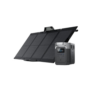 Solar & Battery Powered - EcoFlow DELTA Max 2000 + 1*110W Solar Panel